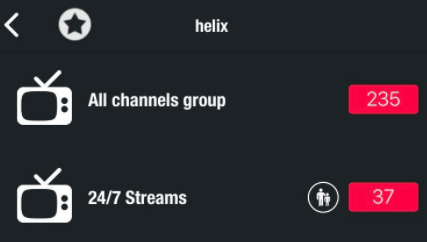 Channel list