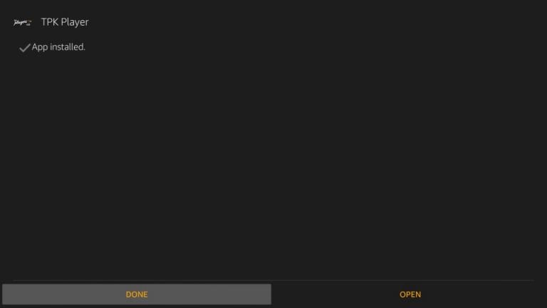 Open button
