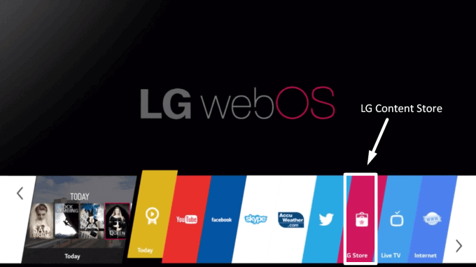 LG Content store