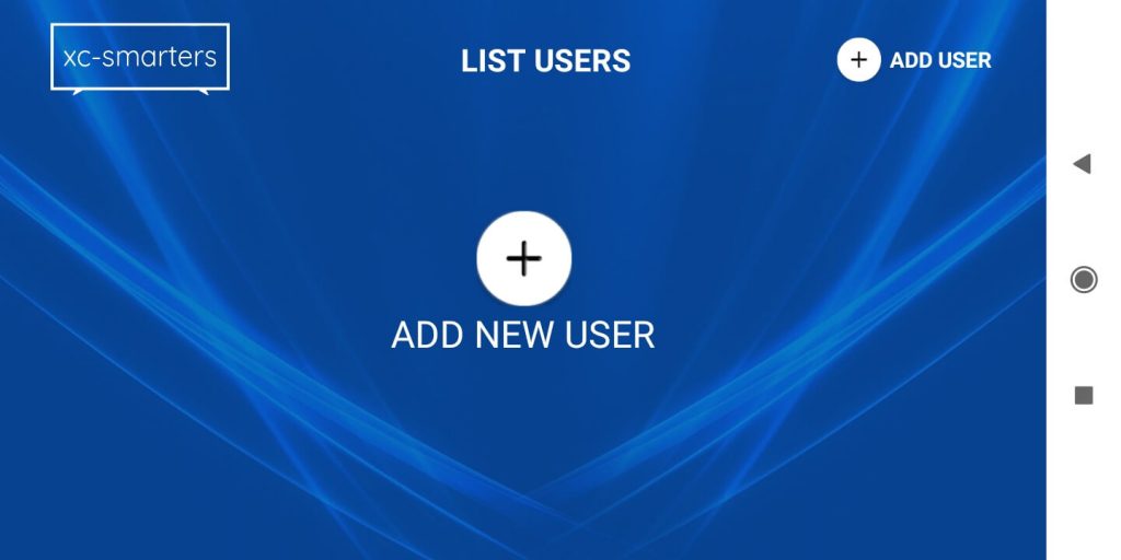 Add New User button