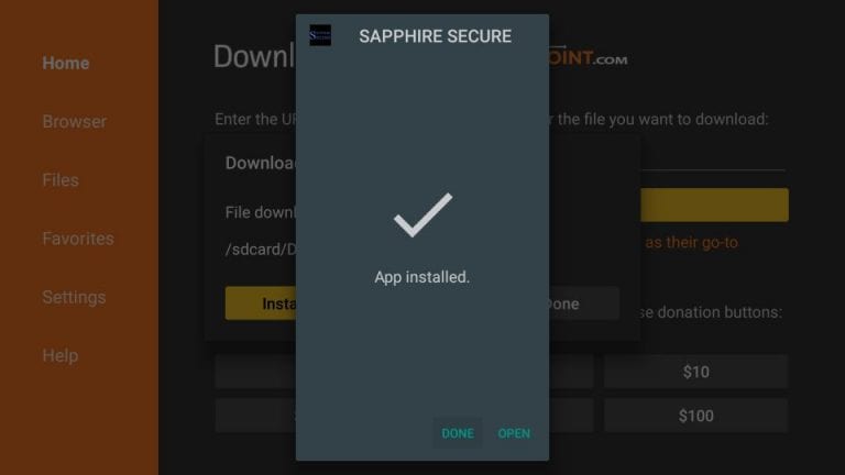 Open Sapphire Secure IPTV