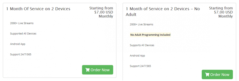 Streams for US IPTV