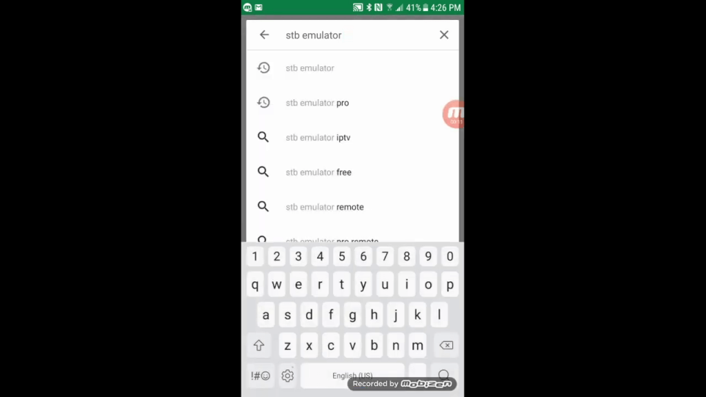 Search for StbEmu app