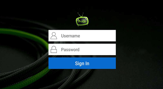 Progo IPTV - Login