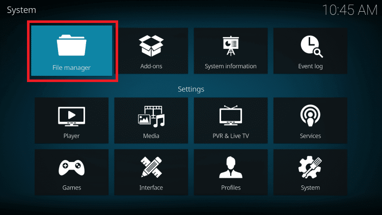 File manager - Voodoo IPTV