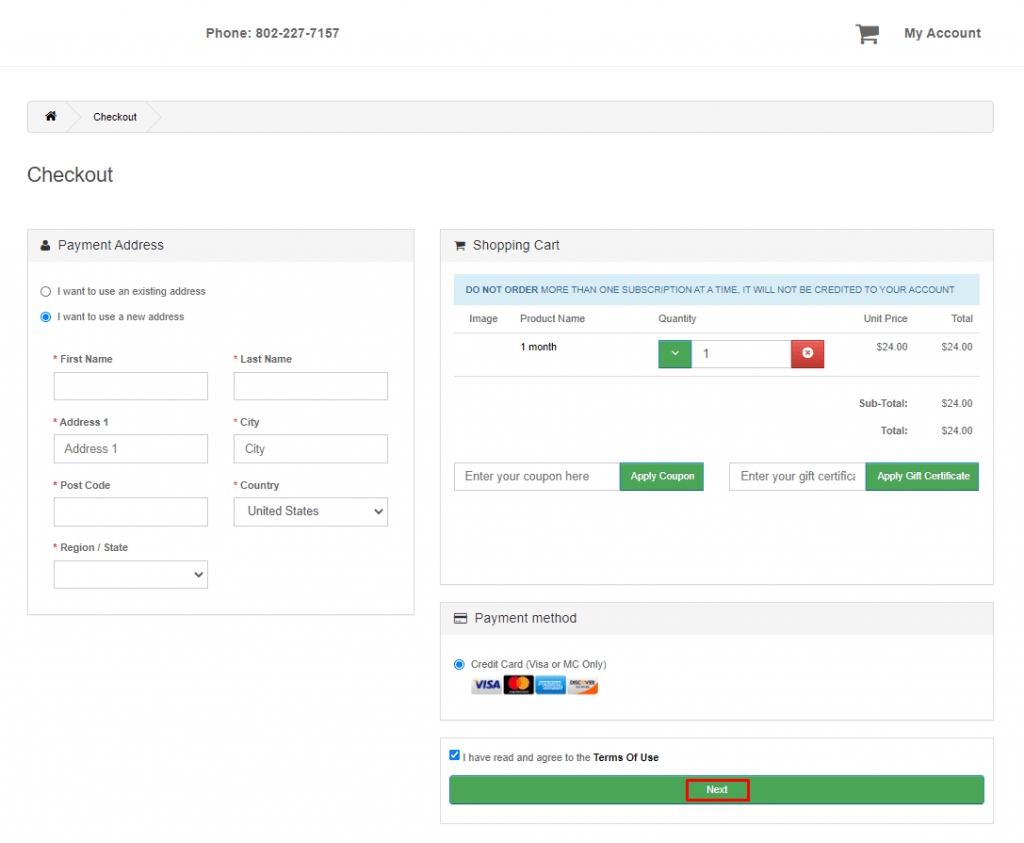 checkout - summit iptv