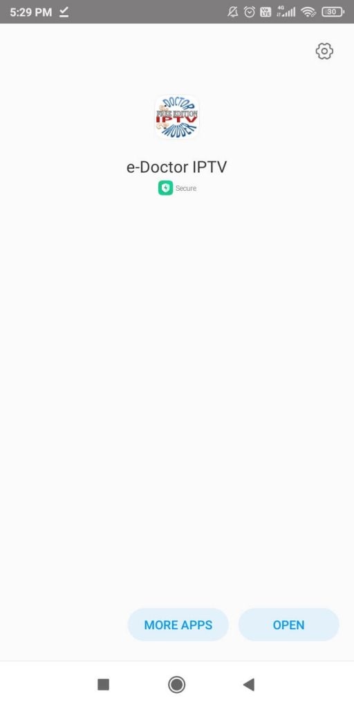 Open button