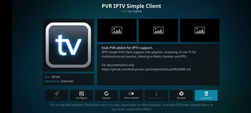 Fox IPTV - configure