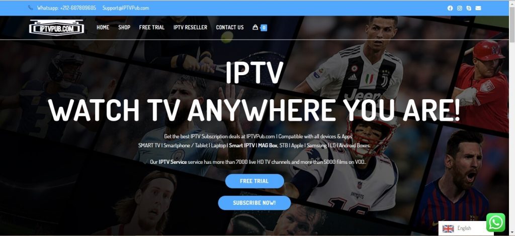 visit the Pub IPTV website