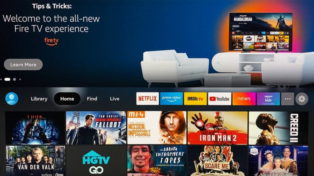 Search Fire TV