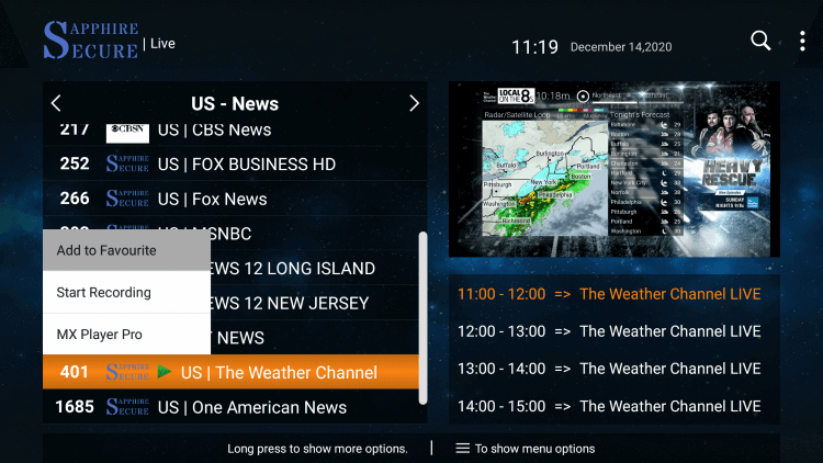 Sapphire Secure IPTV