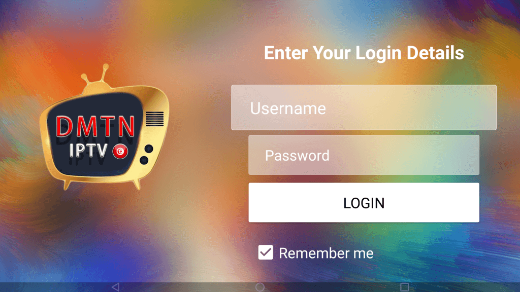 Login button