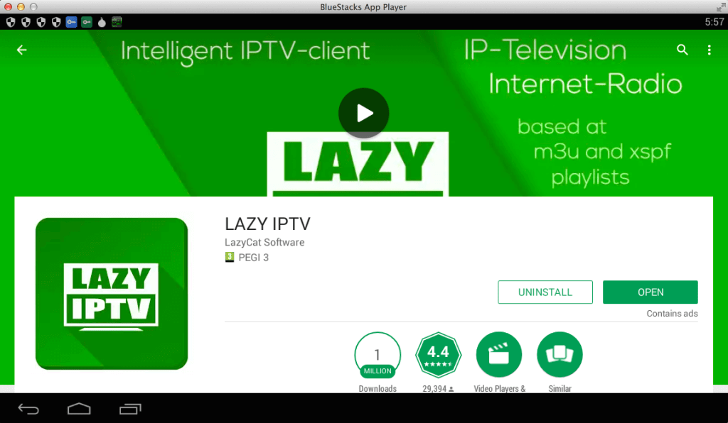 Lazy IPTV for Windows