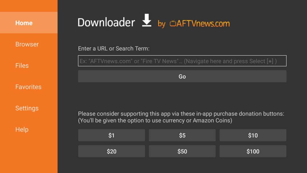 Downloader Home