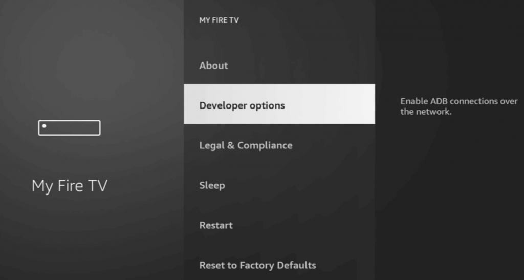 Developer Options