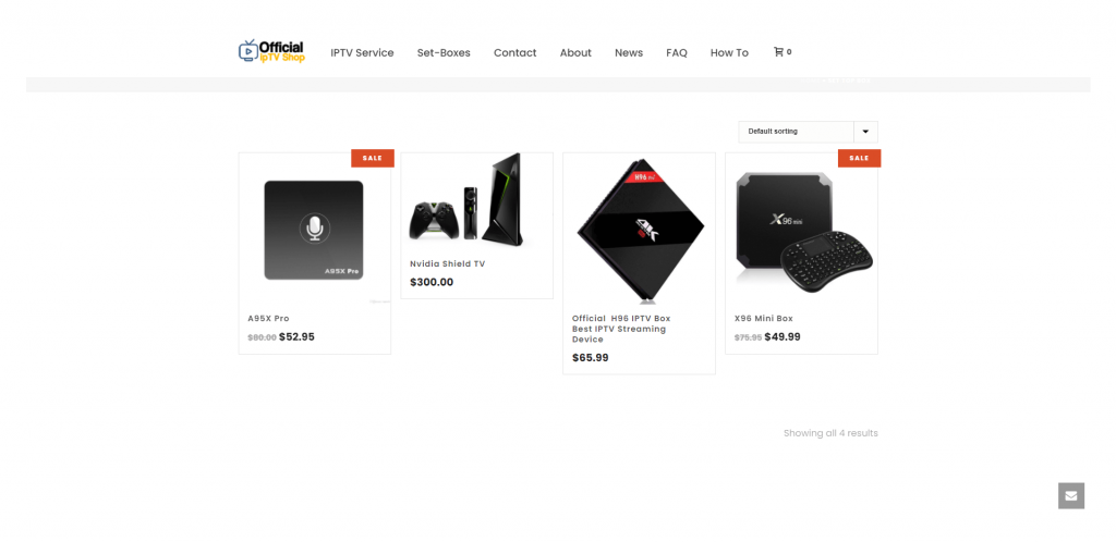 IPTV Shop Set-top box