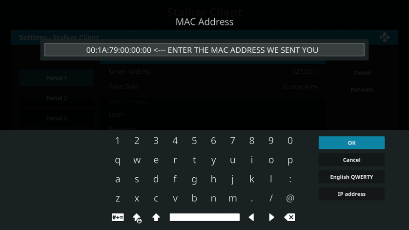 MAC Address - IPTV Express