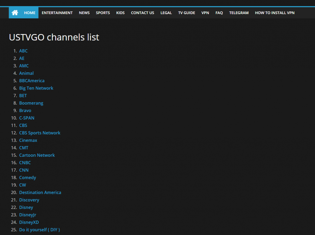 Channels