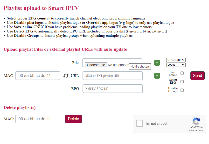 Enter Yeah IPTV M3U URL on Smart IPTV