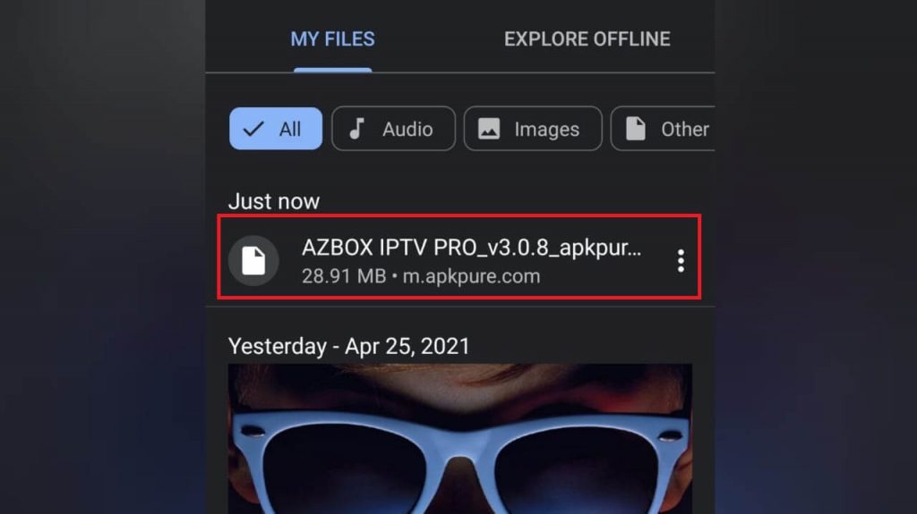 AZBox IPTV apk file