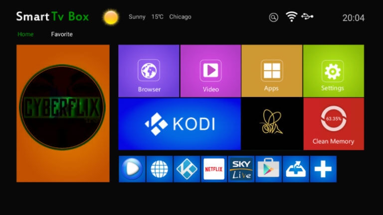 Cyberflix TV on smart tv