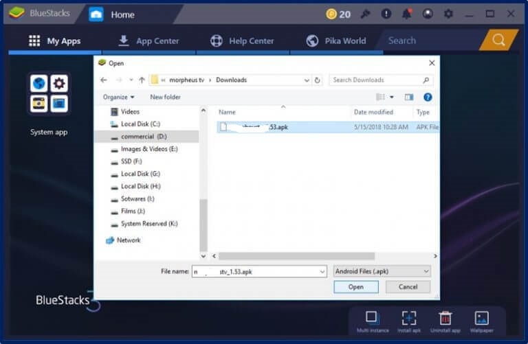 Cyberflix TV apk file