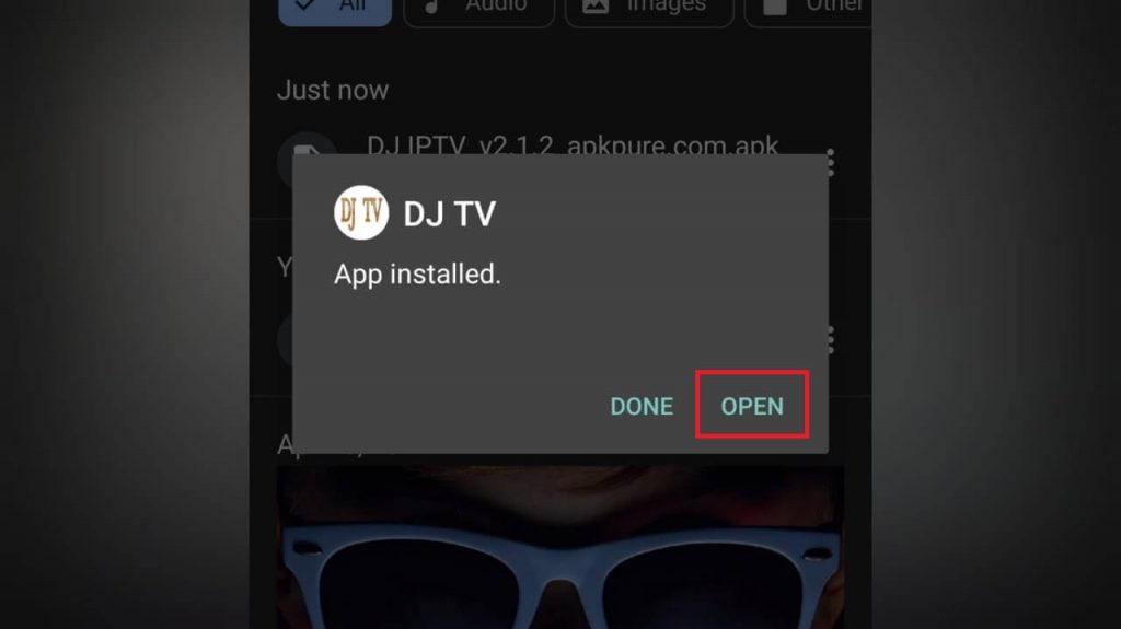 click install - DJ IPTV (DJ TV IPTV)