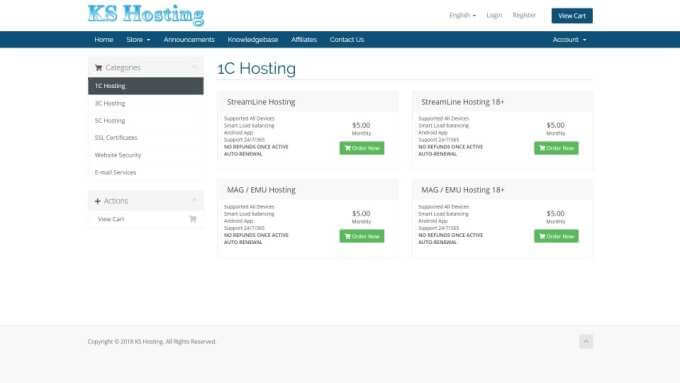 KS Hosting IPTV