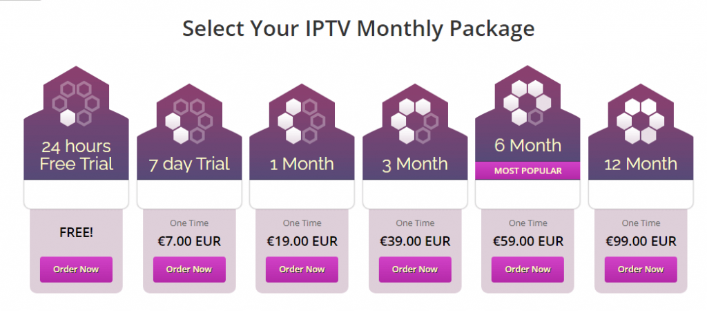 subscription packs - Rapid IPTV