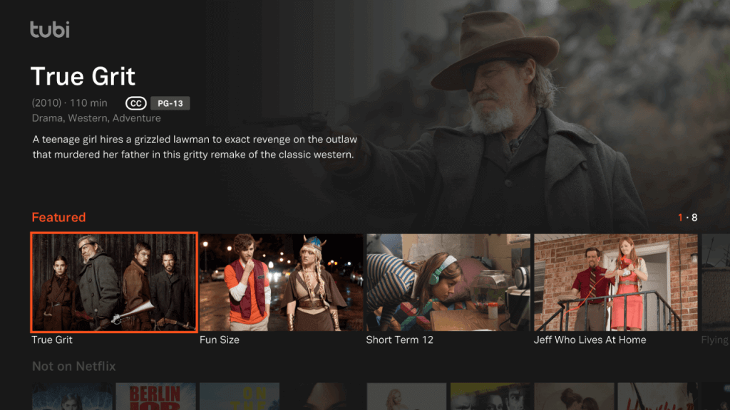Watch any movies Tubi TV