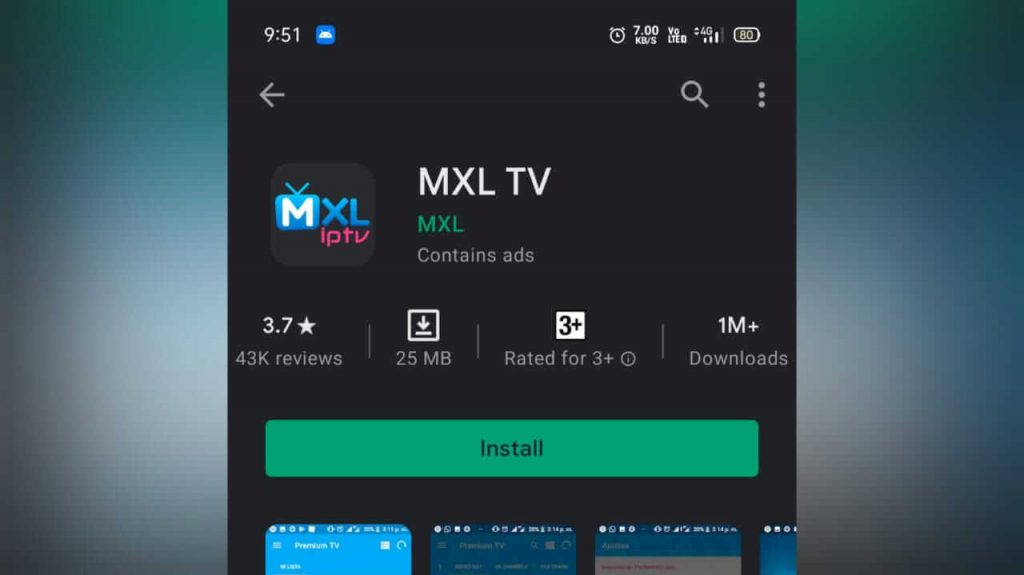 INSTALL MXL IPTV