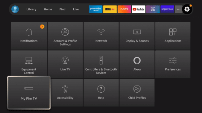 My Fire TV - Restream IPTV