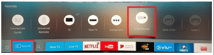 select the usb device - Twisted TV IPTV