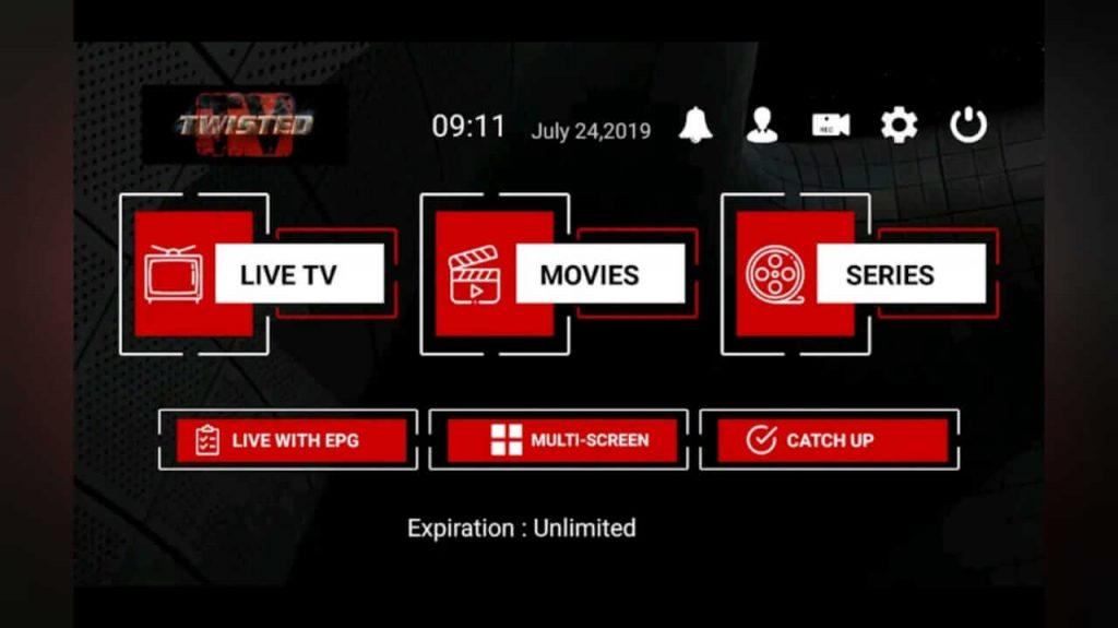 start streaming Twisted TV IPTV