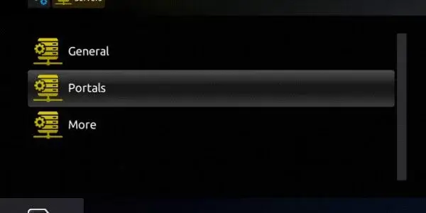 Click Portals to stream Ultra IPTV