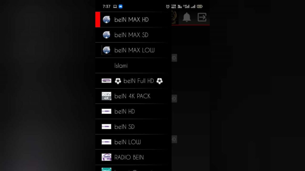 select AlKaicer IPTV channel