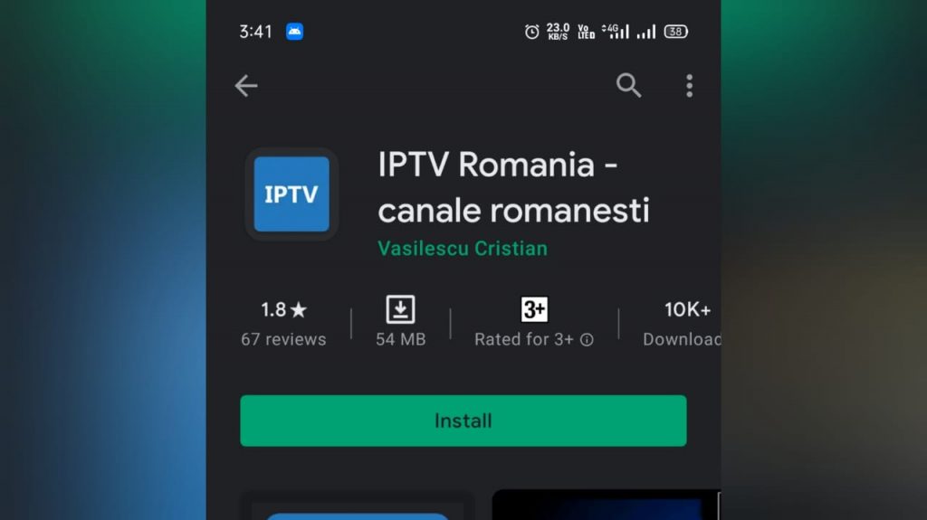 IPTV Romania ON GOOGLE PLAY STORE