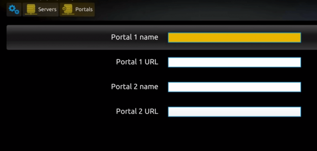 Portal name and URL