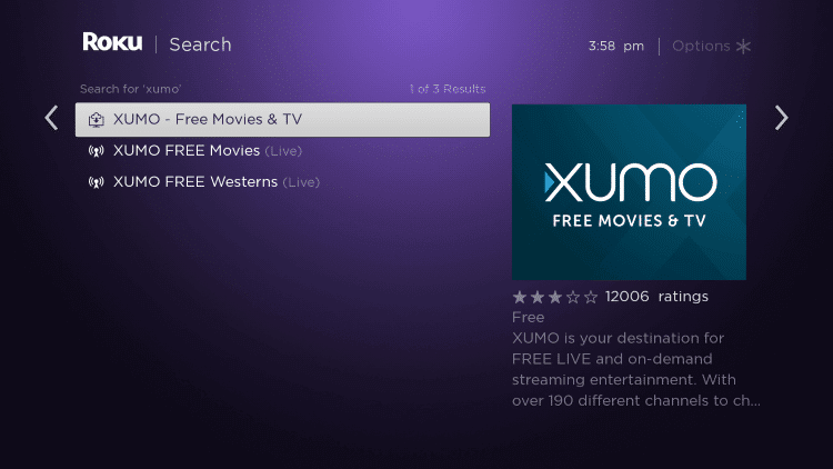 XUMO - Free movie & TV