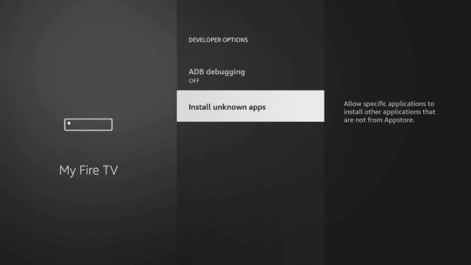 Enable Install Unknown Apps on Firestick 