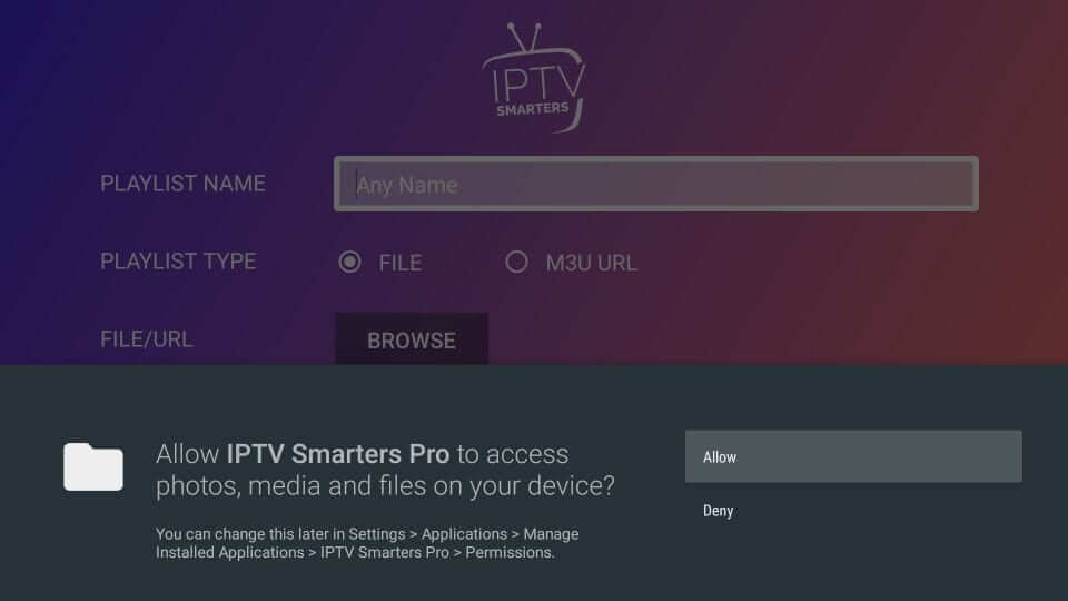 Install Excel IPTV on Smart TV