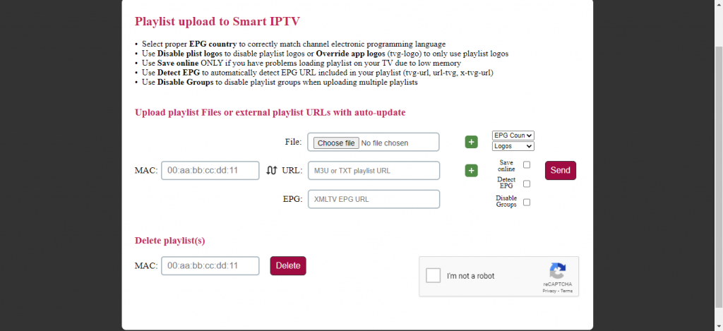 Rainha IPTV on Smart TV