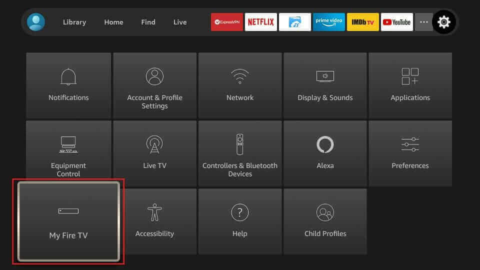 Click My Fire TV to Install Wizard IPTV on Firestick 