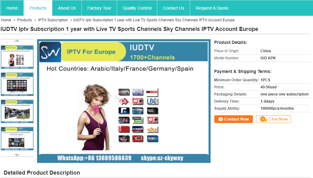 Western Central Europe Iptv Iudtv 1 Year Account With 900+ Free