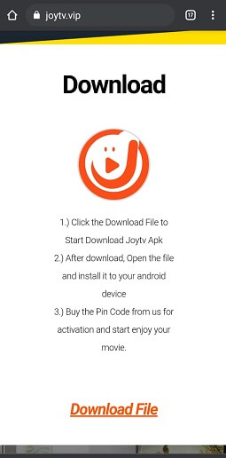 Install JoyTV IPTV on Android