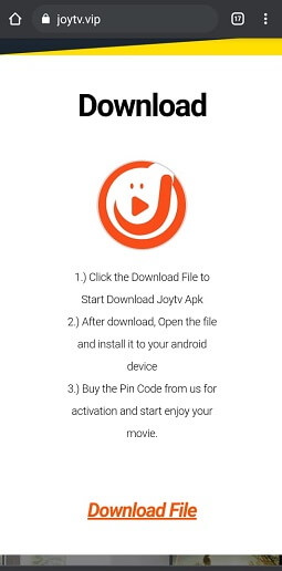 Install JoyTV IPTV on Android 