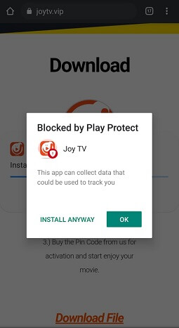Install JoyTV IPTV on Android 