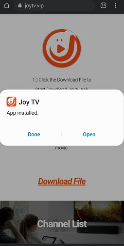 Install JoyTV IPTV on Android 
