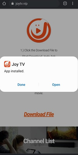 Install JoyTV IPTV on Android