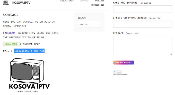 Customer Support - Kosova IPTV